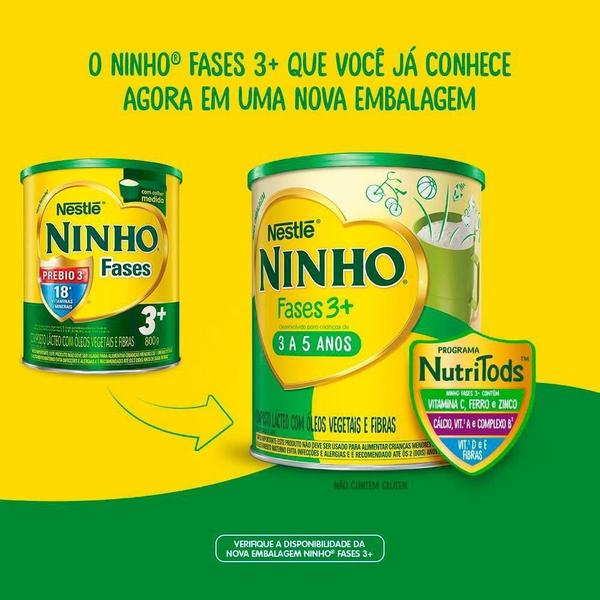 Composto Lácteo Ninho Fases 3+ 400g Imagem de Composto Lácteo Ninho Fases 3+ 400g