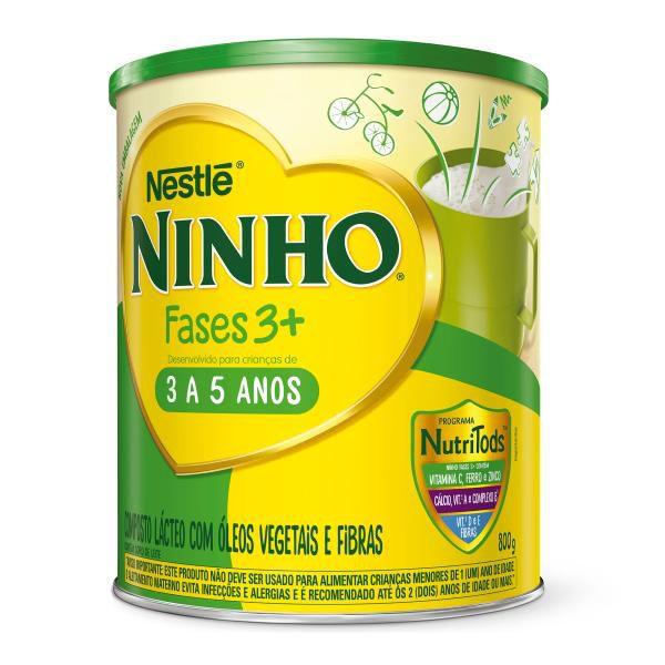 Composto Lácteo Ninho Fases 3 800g - Nestlé Imagem de Composto Lácteo Ninho Fases 3 800g - Nestlé