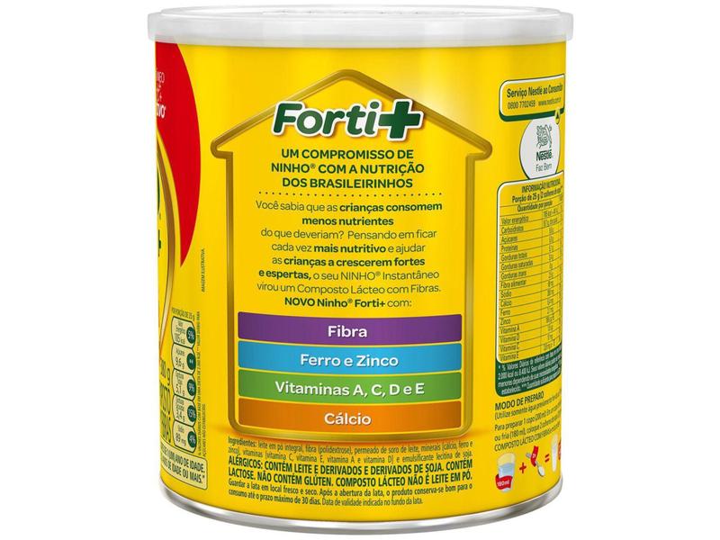 Imagem de Composto Lácteo Ninho Forti+ Integral - 380g