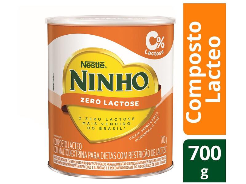 Imagem de Composto Lácteo Ninho Forti+ Zero Lactose 700g