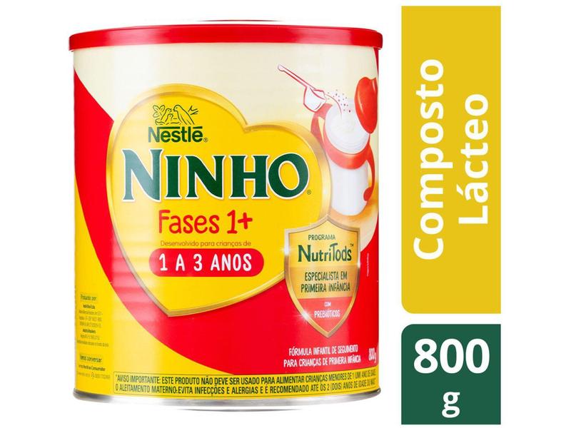 Imagem de Composto Lácteo Ninho Original Fases 1+ Integral - 800g