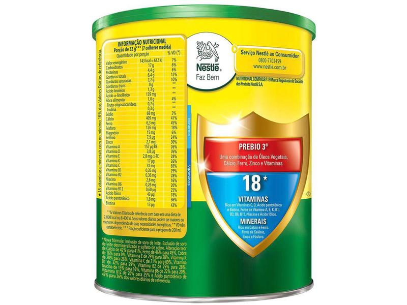 Composto Lácteo Ninho Original Fases 3+ Integral - 800g Imagem de Composto Lácteo Ninho Original Fases 3+ Integral - 800g