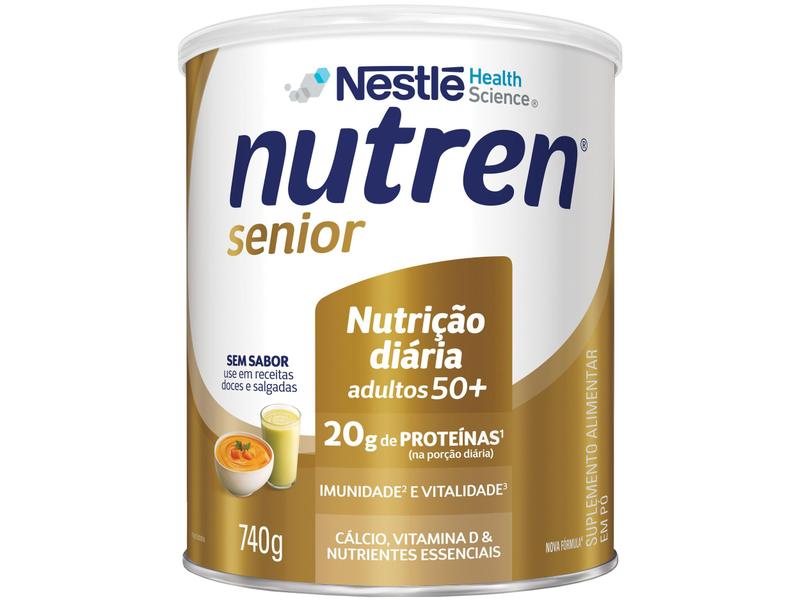 Imagem de Composto Lácteo Nutren Senior Sem Sabor Integral 740g