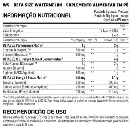 Imagem de Compre 1 Pré Hormonal Beta Size Extreme 300g Leve 2