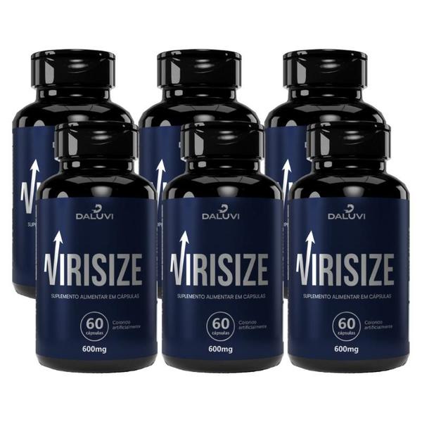 Compre 6 Potes Virisize Original 360 Cápsulas - Daluvi Imagem de Compre 6 Potes Virisize Original 360 Cápsulas