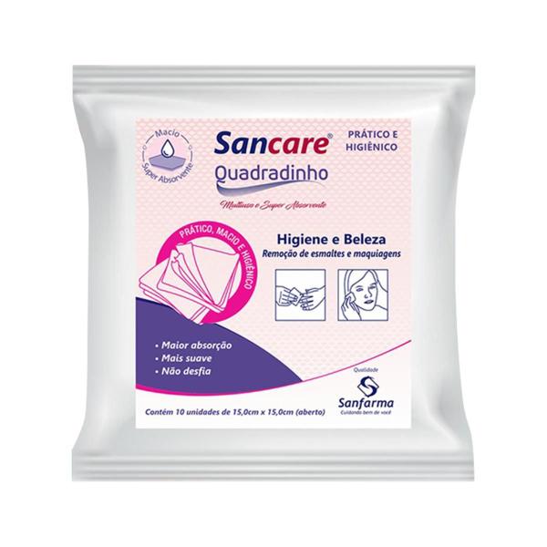 Compressa Não Aderente Sancare 400 Unidades Não Estéril - Sanfarma Imagem de Compressa Não Aderente Sancare 400 Unidades Não Estéril