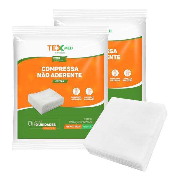 Imagem de Compressa Não Aderente Texmed 15x15cm - 800 Unidades