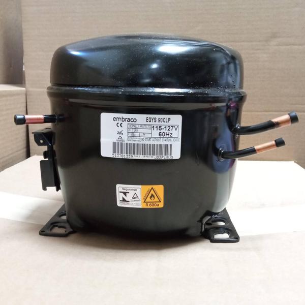 Compressor 110V R600a 1/4 EGYS 90CLP W10666797 Embraco