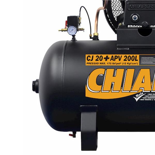 Imagem de Compressor 20/200L Trifásico 175lbs APV(5-II)220/380V - Chiaperini