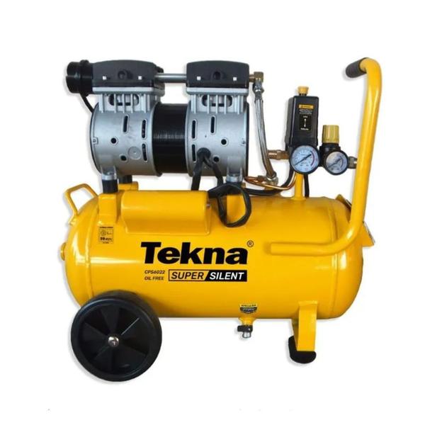 Imagem de Compressor Ar 20 Litros 5,3 Pés Silencioso Cps6022 Tekna