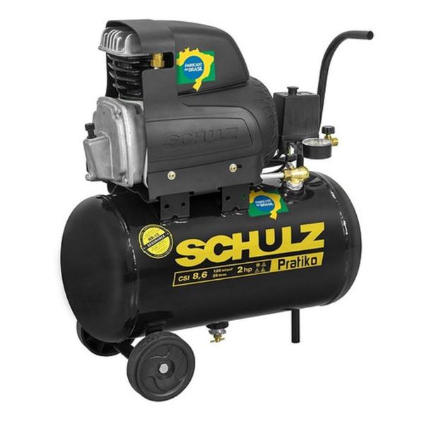 Imagem de Compressor ar 8,6pés pratiko csi 8,6 25l 220v schulz