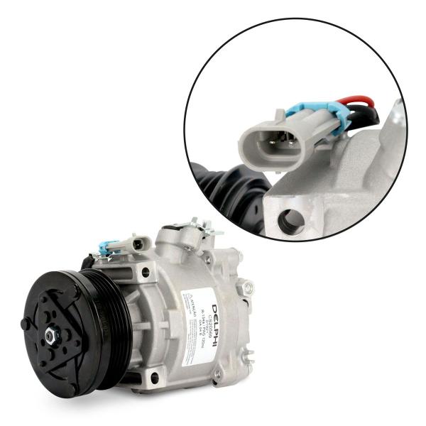 Imagem de Compressor Ar Condicionado Chevrolet Spin 2013 A 2019 Delphi