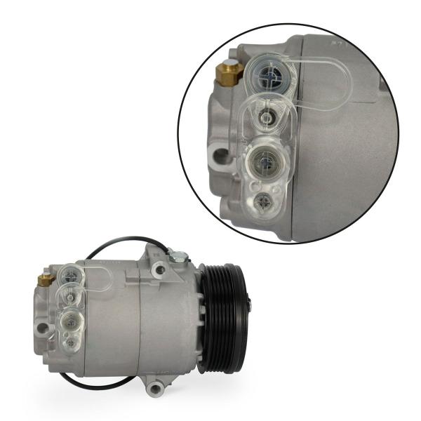 Imagem de Compressor Ar Condicionado Delphi Original VW GOL PARATI SAVEIRO 1.6/1.8/2.0 8V 1999 até 2012