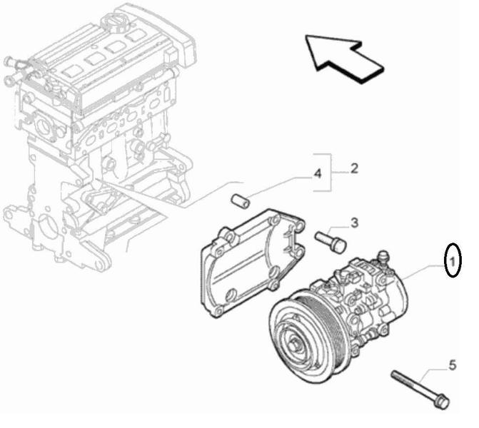 Imagem de Compressor Ar-condicionado Ducato 2010 A 2017 Ama5802219858