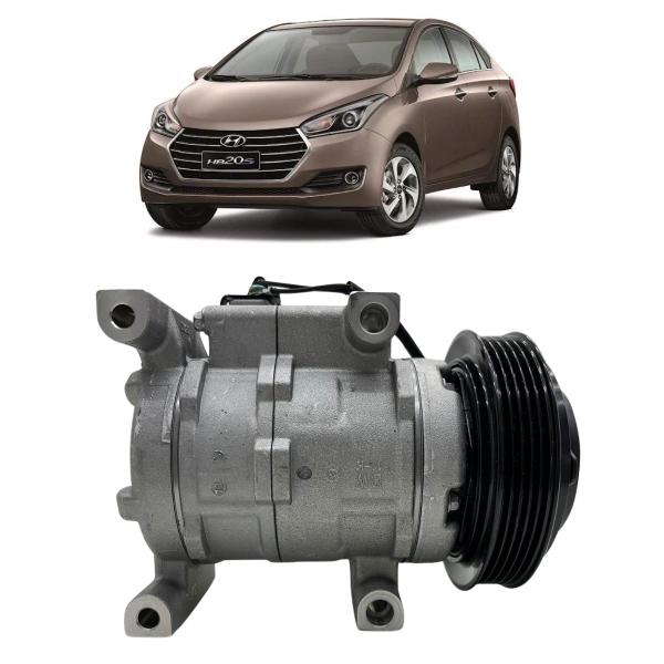 Imagem de Compressor Ar Condicionado Hyundai HB20 1.0 Original