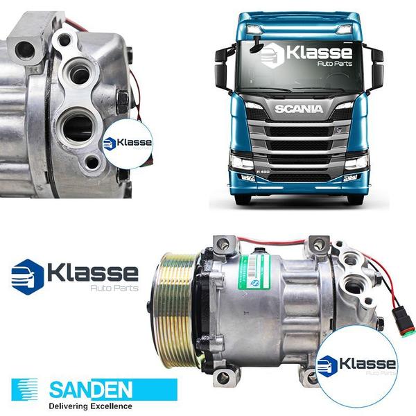 Imagem de Compressor Ar Condicionado Original Scania até 2007 24V 8PK