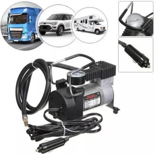 Imagem de Compressor Carro Uber caminhao 12V Mini portatil