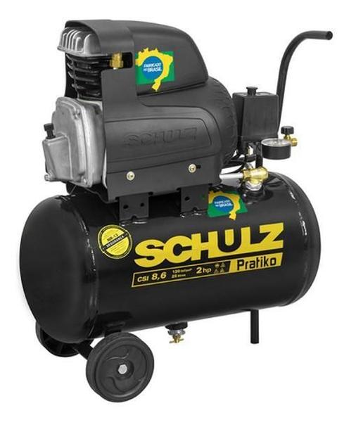 Imagem de Compressor Csi 8,6 25L 120Lbs/Pol Pratiko 2Hp 127V - Schulz