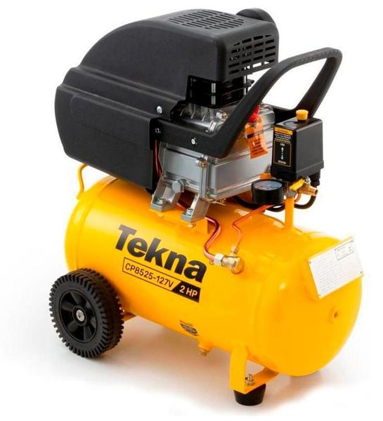 Imagem de Compressor de Ar 2,0 HP 24 Litros 8,5 PÉS CP8525 TEKNA com Kit Multiuso