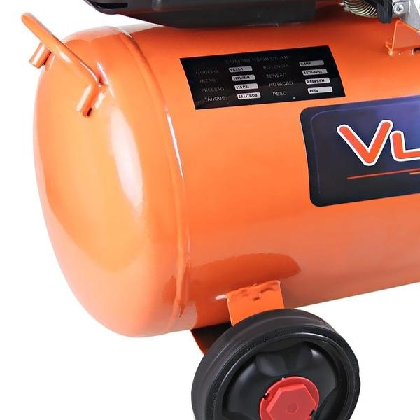 Imagem de Compressor de Ar 24 Litros 2,5HP 8 BAR 220V VC25-2 Spinner 56662 Vulcan Trent