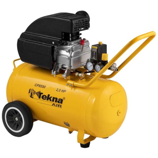 Imagem de Compressor de Ar 2,5 HP 8,5 Pés 50 Litros CP8550 TEKNA com Kit Multiuso