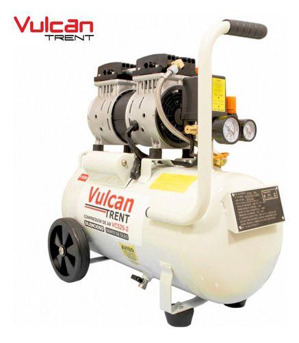 Imagem de Compressor De Ar 25 Litros 1,5hp 127v Silencioso Vulcan 