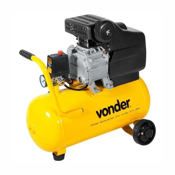 Imagem de Compressor de Ar 8 PCM 21,6 Litros Vonder MCV216 2cv 110v