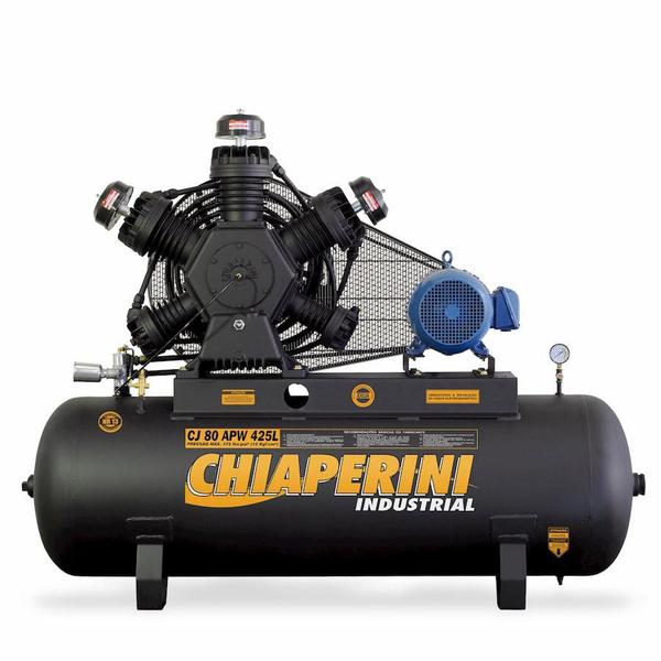 Imagem de Compressor de Ar A.Pressão Tri Contínuo 20HP 425L Chiaperini