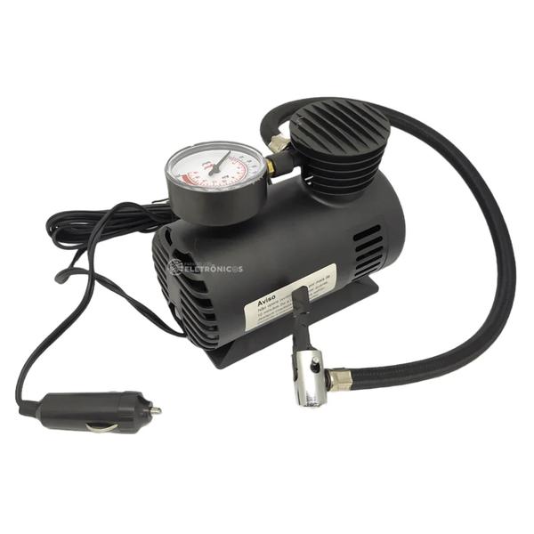 Imagem de Compressor De Ar Automotivo Portátil 12v Encher Pneu Bola 250psi LKD211