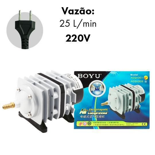 Imagem de Compressor de ar boyu elet/mag acq-001 25l/m 220v