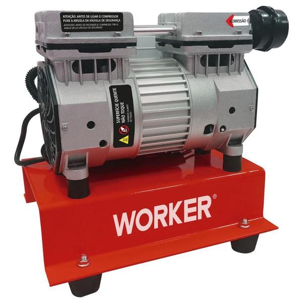 Imagem de Compressor De Ar Direto 1,0Hp 750W 8Bar 116Lbs 5Pcm 127V Worker