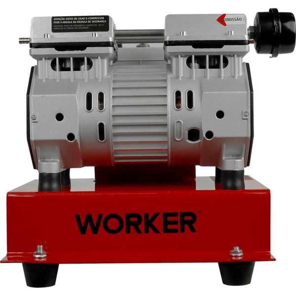 Imagem de Compressor De Ar Direto 1,0Hp 750W 8Bar 116Lbs 5Pcm 220V Worker