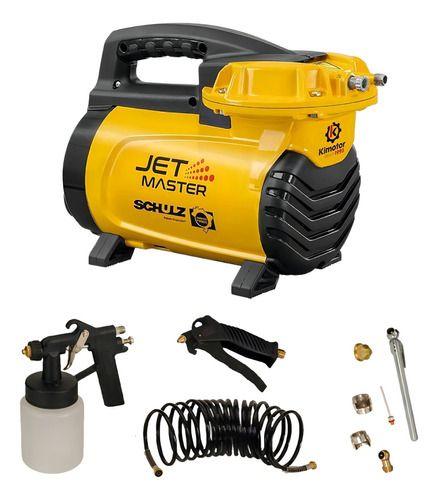 Imagem de Compressor De Ar Elétrico Portátil Schulz Jet Master G5 Monofásica 500w 220v 60hz Amarelo