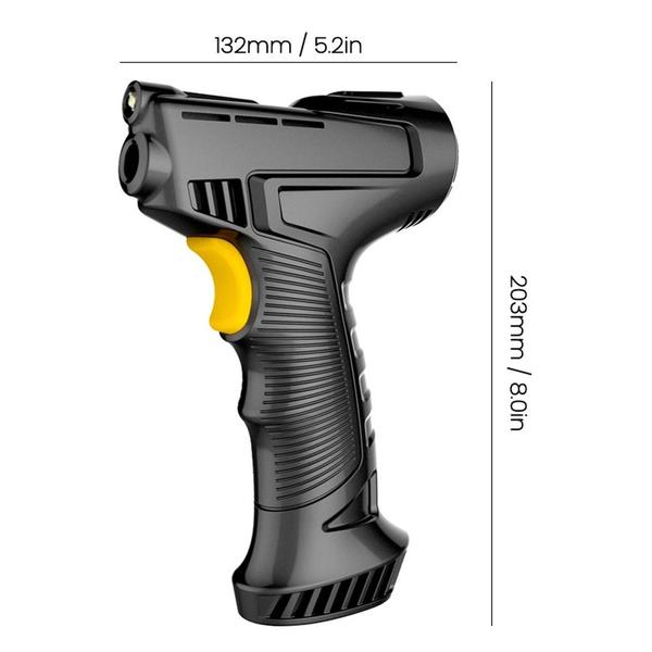 Imagem de Compressor de ar para carro 120W portátil com display digital - USB recarregável