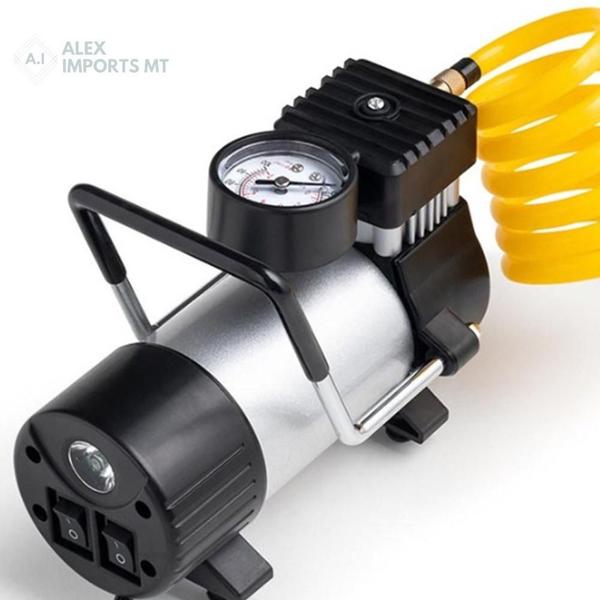 Imagem de Compressor De Ar Portátil 12 Volts 100Psi Multilaser Bom