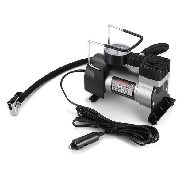 Imagem de Compressor De Ar Portátil 12v Automotivo Até 100 Psi Real Vazão 20l/min - ENVIO IMEDIATO