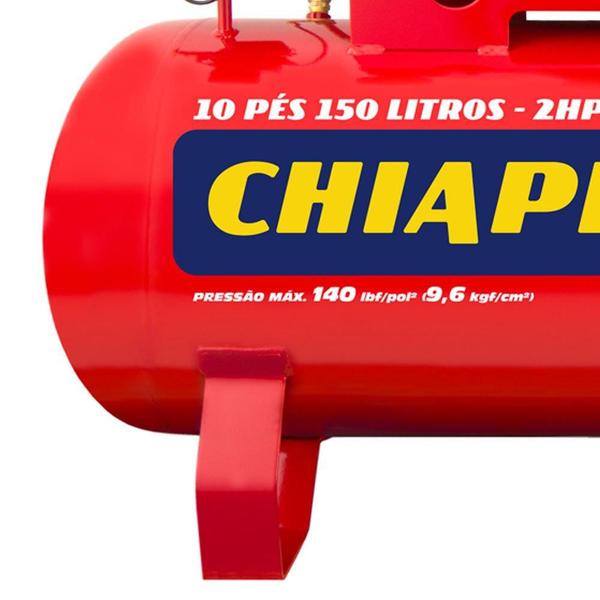 Imagem de Compressor de Ar Red Média Pressão 10 Pés 140PSI 2HP 150 Lit