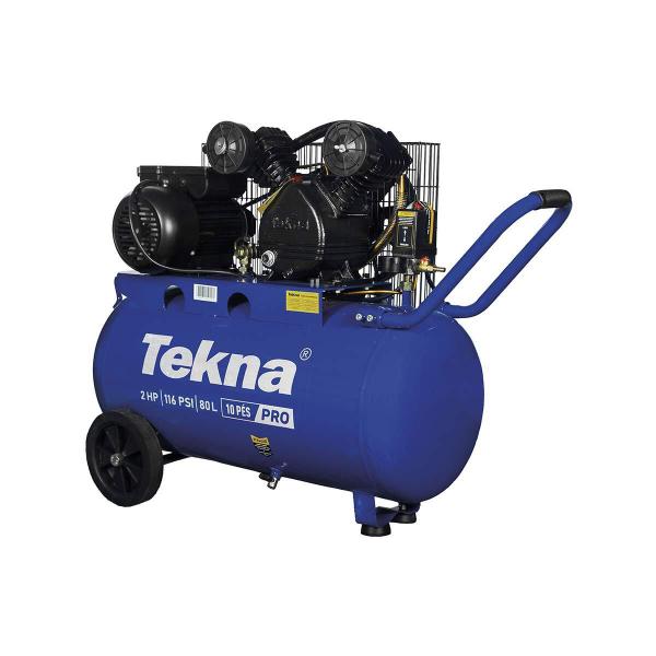 Imagem de Compressor de Ar Tekna CP10080P-1 80L 2HP 127V