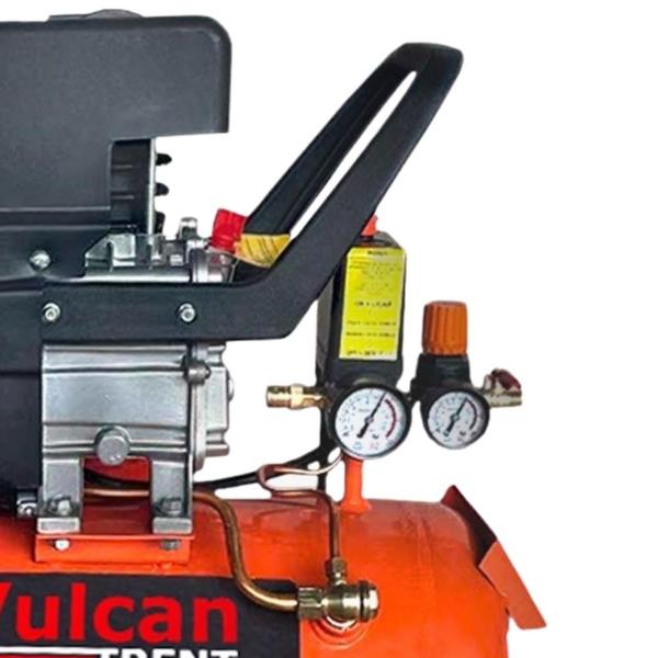 Imagem de Compressor de Ar Vulcan Potente VC25L Com Motor Elétrico de Indução 127V ou 220V 2HP 8 Bar 3450rpm