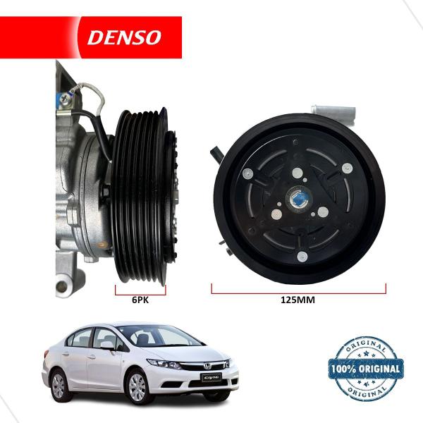 Imagem de Compressor do ar para honda civic 2009 até 2014 10sre11c denso original