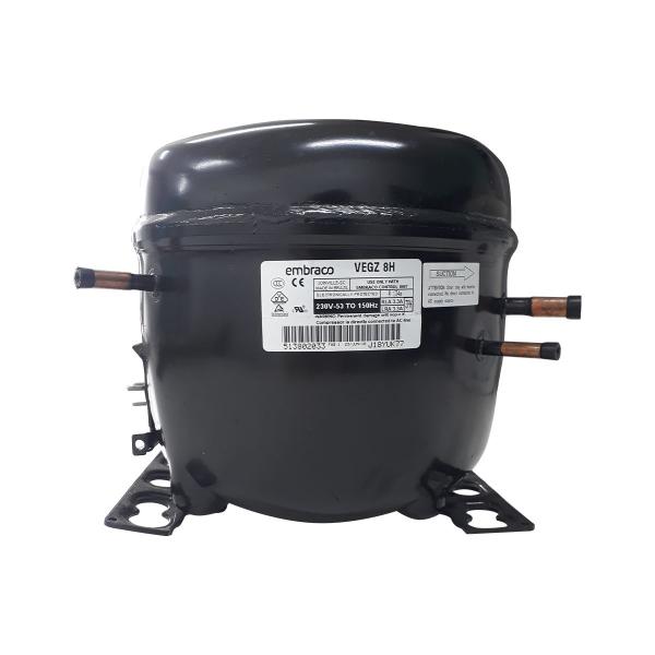 Compressor Embraco Invérter VEGY8H vEGZ8H 53 A150hz R-134a Imagem de Compressor Embraco Invérter VEGY8H vEGZ8H 53 A150hz R-134a