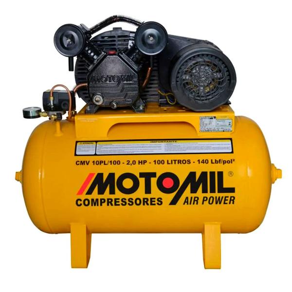 Imagem de Compressor Profissional Leve Cmv-10pl/100a Mono 2cv Motomil