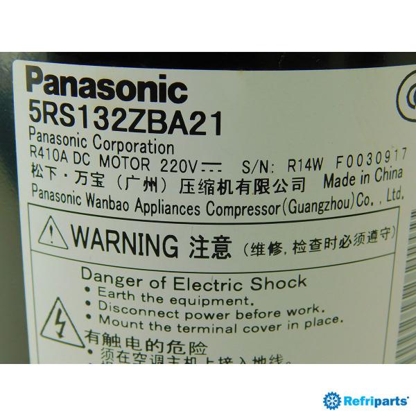 Imagem de Compressor Rotativo Panasonic 18.000 Btu R-410a 220v Original Hitachi Modelos Raaiv18b, Raaiv18bh - Inverter