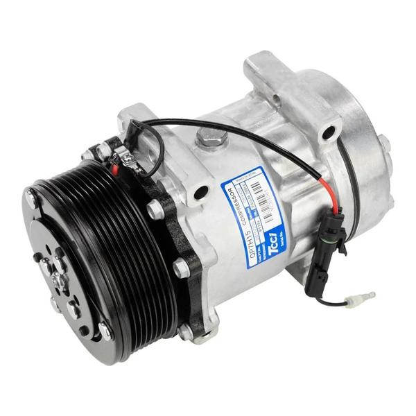 Imagem de Compressor Sanden de AC Universal 7H15 8PK 12V Flex 4 Fix. (