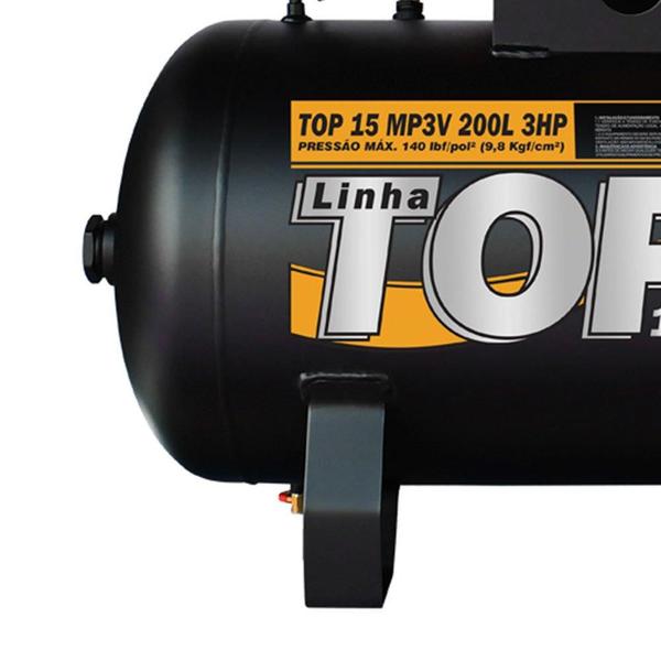 Imagem de Compressor Top 15/200L 3HP Monofásico