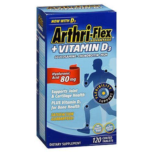 Imagem de Comprimidos de suplemento de vitamina D3 Arthri-Flex Advantage + 120 comprimidos da 21st Century (pacote com 4)