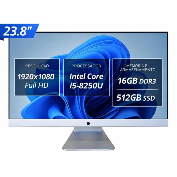 Computador All In One 23.8 i5 16GB RAM SSD 512GB Windows 11 Pro