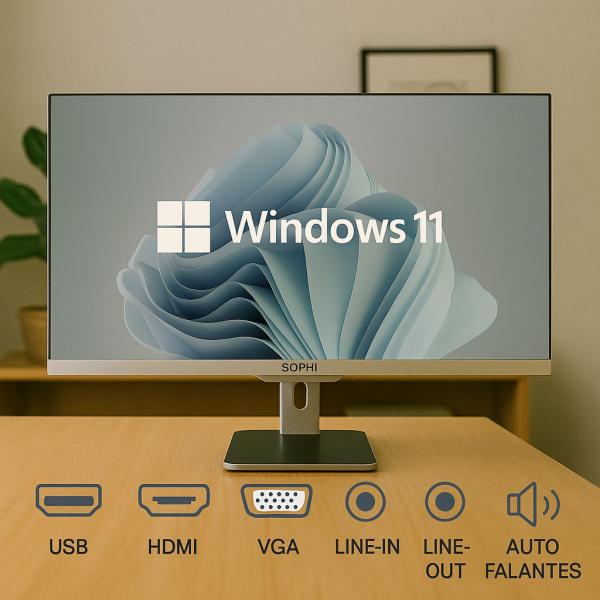 Computador All In One Intel I5 16GB ram Ssd 512GB Pc Completo Tela