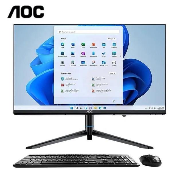 Imagem de Computador Aoc Pc All In One I5 23.8 16gb Ddr 4 512g Ssd Som