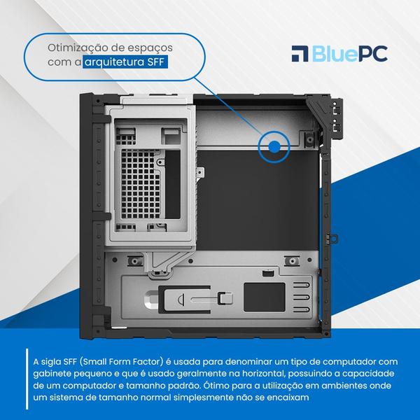 Imagem de Computador BluePC Intel Core I7 12700 (12ª Geração) 16gb Ssd 480gb SFF - Monitor 19"